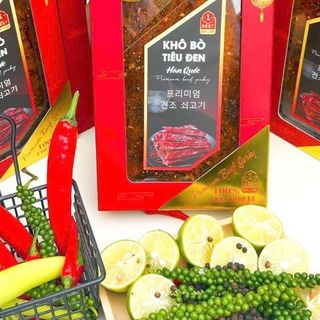Khô Bò Cay Tiêu Đen Hàn Quốc (Thùng 50 Hộp)