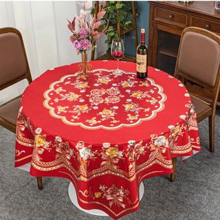 Khăn trải bàn tròn  150x150 vuông gia dụng PVC không thấm nước, chống dầu, chống bỏng, không giặt, khăn trải bàn tròn lớn của khách sạn, khăn trải bàn tròn khách sạn