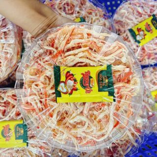 Mực sợi hấp nước dừa hộp mặt trời 300G