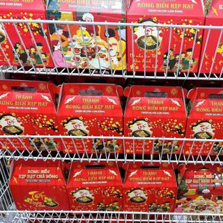 Thanh rong biển kẹp hạt dinh dưỡng hộp giấy 500G