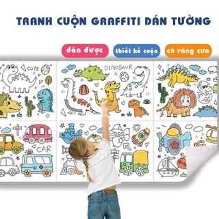 CUỘN TRANH TÔ MÀU 6M X 30CM