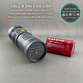 ĐÈN PIN MAX STAR NO1 PRO MAX CẦM TAY SIÊU SÁNG CHIẾU XA 750 MÉT ZOOM SÁNG XA GẦN CHỐNG NƯỚC SẠC NGƯỢC CHO ĐIỆN THȮẠI GD228 - LADY'S PASSION