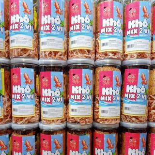 Mix 2 loại Mực sợi - Mực cán 300G