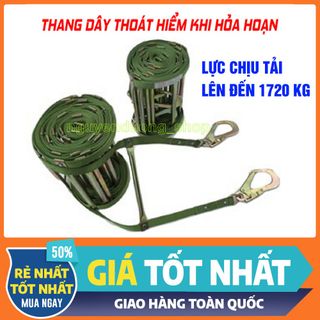 THANG DÂY THOÁT HIỂM 20M , THANG DÂY CỨU HỘ NHÀ CAO TẦNG , THANG DÂY PCCC