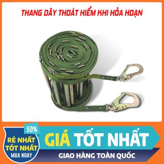 THANG DÂY THOÁT HIỂM 10M , THANG DÂY CỨU HỘ NHÀ CAO TẦNG , THANG DÂY PCCC