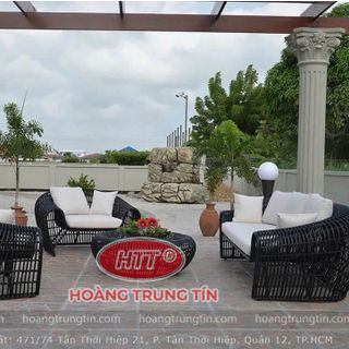 Sofa mây nhựa cao cấp dành cho nhà hàng Resort