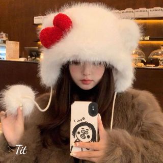 Mũ lông xù siêu đẹp
