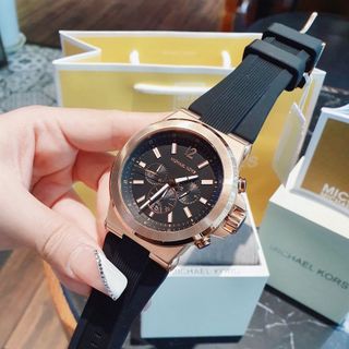 ĐỒNG HỒ NAM CAO CẤP M KORS 8445 DÂY CAO SU MÁY NHẬT 3