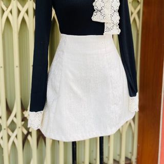 Áo thun tay dài cột nơ