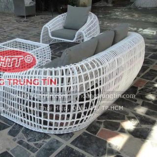 Sofa mây nhựa cao cấp sofa dành cho Resort nhà hàng