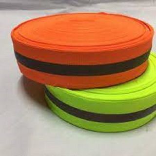 Dây vải phản quang 3M bản rộng 5cm , dài 100m/ 1 cuộn , Dây cảnh báo an toàn phản quang 3M