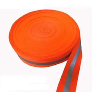 Dây vải phản quang 3M bản rộng 5cm , dài 100m/ 1 cuộn , Dây cảnh báo an toàn phản quang 3M