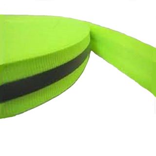 Dây vải phản quang 3M bản rộng 5cm , dài 100m/ 1 cuộn , Dây cảnh báo an toàn phản quang 3M