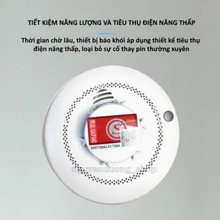 CHUÔNG BÁO KHÓI BÁO CHÁY KHÔNG DÂY, CẢM BIẾN KHÓI, BÁO CHÁY, BÁO ĐỘNG ÂM THANH VÀ ÁNH SÁNG, PCCC