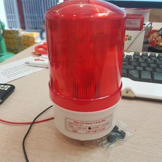 ĐÈN XOAY CẢNH BÁO LED 220V CÓ CÒI, ĐÈN CẢNH BÁO CÔNG TRÌNH, CẢNH BÁO NGUY HIỂM, ĐÈN PHÂN LUỒNG