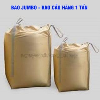 BAO TẢI JUMBO CẨU HÀNG, BAO CẨU HÀNG, ĐỰNG HÀNG 1 TẤN , BAO TẢI DỨA , LOẠI ĐÁY XẢ MIỆNG MỞ