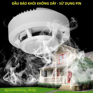 CẢM BIẾN BÁO KHÓI BÁO CHÁY KHÔNG DÂY ĐỘC LẬP, CHUÔN BÁO ĐỘNG ÂM THANH VÀ ÁNH SÁNG