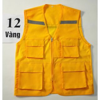 ÁO GHI LÊ 4 TÚI PHẢN QUANG BẢO HỘ LAO ĐỘNG , ÁO KỸ THUẬT , KỸ SƯ