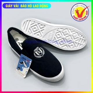 Giày vải lười bảo hộ lao động , giày đi bộ , chạy bộ , thể dục thể thao , đi xe đạp xe máy