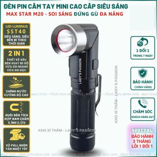 ĐÈN PIN CẦM TAY MINI SIÊU SÁNG MAX STAR M20 VỎ NHÔM CHỐNG NƯỚC IPX7 CHIP LED SST40 CHỐNG NƯỚC IPX7 SOI SÁNG LIÊN TỤC ~5 GD229 - LADY'S PASSION