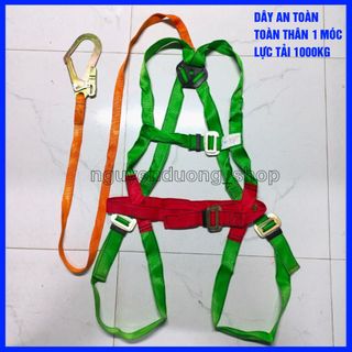 DÂY ĐAI AN TOÀN TOÀN THÂN 1 MÓC , DÂY AN TOÀN BẢO HỘ LAO ĐỘNG LÀM VIỆC TRÊN CAO , - TẢI TRỌNG 1000KG