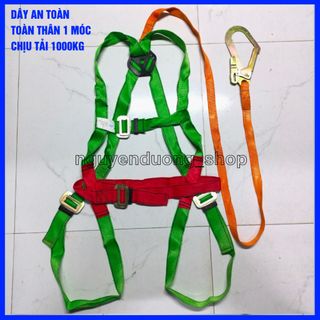 DÂY ĐAI AN TOÀN TOÀN THÂN 1 MÓC , DÂY AN TOÀN BẢO HỘ LAO ĐỘNG LÀM VIỆC TRÊN CAO , - TẢI TRỌNG 1000KG