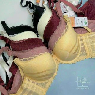 ÁO NGỰC REN MÚT DÀY 3 PHÂN CÓ GỌNG NÂNG NGỰC LOVELY 1130_ ÁO LÓT REN MÚT DÀY VỪA CAO CẤP