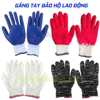 GĂNG TAY BAO HỘ LAO ĐÔNG , GĂNG TAY XANH PHỦ PU, GĂNG TAY SƠN ĐỎ, GĂNG TAY SỢI TRẮNG, MUỐI TIÊU