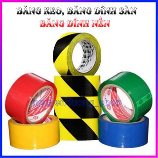 Băng Dính Sàn, Băng Keo Dán Nền Màu Vàng Đen, Băng Dán Chia Khu Vực , Phân Làn , Chỉ Dẫn , Cảnh Báo