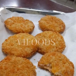 NHÂN BÁNH BURGER TÔM & CÁ HỒI