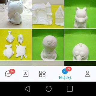Tượng thạch cao tô màu giá sỉ