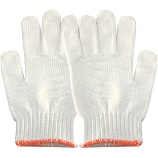 Găng tay sợi len trắng, Găng tay sơi 40g, Găng tay bảo hộ lao động