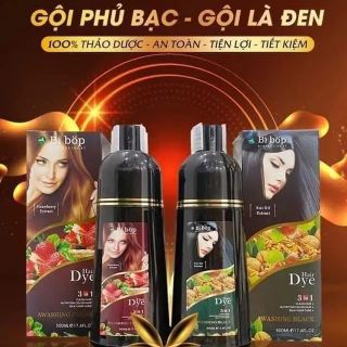 Dầu gội phủ bạc Bibop Nhật Bản 500ml