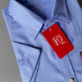 Áo Sơ Mi nam trung niên form rộng  vải đũi cotton họa tiết lông vũ, mềm mịn, mát, không nhăn.