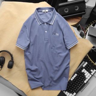 Áo polo nam cao cấp thêu trước ngực, Vải CÁ SẤU LỤC GIÁC- co giản 2 chiều, thoáng mát, thấm hút mồ hôi