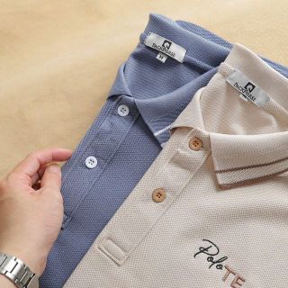 Áo polo nam cao cấp thêu trước ngực, Vải CÁ SẤU LỤC GIÁC- co giản 2 chiều, thoáng mát, thấm hút mồ hôi