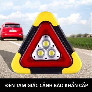 ĐÈN LED TAM GIÁC CẢNH BÁO KHẨN CẤP DÀNH CHO Ô TÔ XE MÁY, ĐÈN CHỚP CẢNH BÁO BAN ĐÊM, ĐÈN GIAO THÔNG
