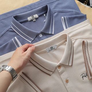 Áo polo nam cao cấp thêu trước ngực, Vải CÁ SẤU LỤC GIÁC- co giản 2 chiều, thoáng mát, thấm hút mồ hôi