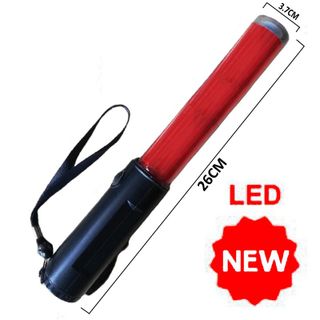 ĐÈN CHỈ HUY CHỈ DẪN , ĐÈN TÍN HIỆU PHÂN LUỒNG GIAO THÔNG ,ĐÈN CẢNH BÁO Ô TÔ XE MÁY 1 MÀU ĐỎ DÙNG SẠC