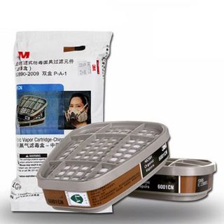 Phin Lọc Phòng Độc 3M 6001Dùng Thay Thế Cho Mặt Nạ Series 6000, 7000, 6800, 6900, 7501 Và 7502