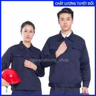 QUẦN ÁO BẢO HỘ LAO ĐỘNG VẢI KAKI LOẠI 1, ĐỒNG PHỤC BẢO HỘ LAO ĐỘNG , QUẦN ÁO CÔNG NHÂN NAM NỮ MÀU TÍM THAN