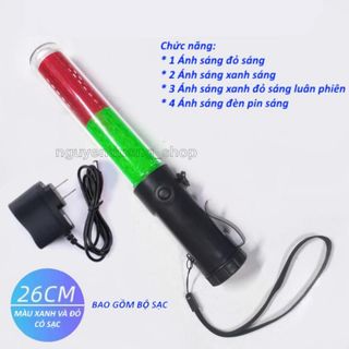 Đèn Chỉ Dẫn, Đèn Tín Hiệu, Đèn Phân Luồng Giao Thông ,Đèn Cảnh Báo Ô Tô, Xe Máy 2 Màu Dùng Sạc