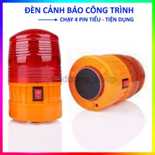 ĐÈN CHỚP, NHÁY CẢNH BÁO GIAO THÔNG SỬ DỤNG 4 PIN TIỂU, ĐÈN CẢNH BÁO CÔNG TRÌNH CÓ ĐẾ NAM CHÂM