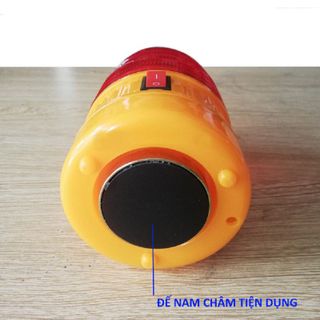 ĐÈN CHỚP, NHÁY CẢNH BÁO GIAO THÔNG SỬ DỤNG 4 PIN TIỂU, ĐÈN CẢNH BÁO CÔNG TRÌNH CÓ ĐẾ NAM CHÂM