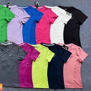 Áo nữ logo thêu vải chính phẩm Size m l xl xxl Ri 2222 Tách nửa ri được