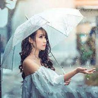 Ô, DÙ TRONG SUỐT ĐI MƯA DẠO PHỐ , CÔNG VIÊN TẠO DÁNG CHỤP HÌNH ẢNH