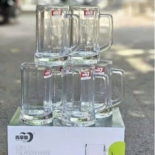 BỘ 6 LY THỦY TINH UỐNG BIA ZB18