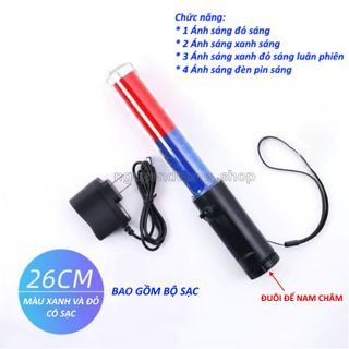 ĐÈN CHỈ HUY GIAO THÔNG, PHÂN LUỒNG, ĐÈN TÍN HIỆU, CHỈ DẪN, ĐÈN CẢNH BÁO MÀU XANH DƯƠNG + ĐỎ DÙNG SẠC