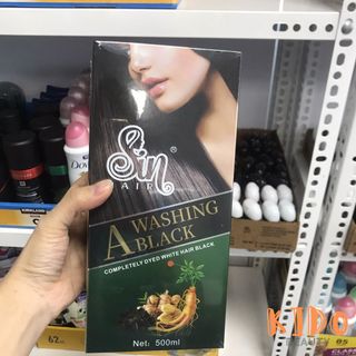 🔅 Dầu Gội Nhuộm Tóc Phủ Bạc Nhân Sâm Sin Hai﻿r Nhật Bản 500ml 🔅