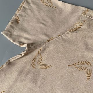 Áo Sơ Mi nam trung niên form rộng  vải đũi cotton họa tiết LÔNG VŨ, mềm mịn, không nhăn.